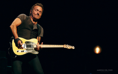 U.S. musician Bruce Springsteen performs with the E. Street Band in Seville